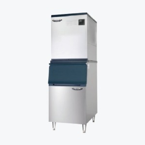 라셀르 얼음생산량 438kg/ 수냉식 반달얼음 제빙기 LIM-450W (+저장통 대)